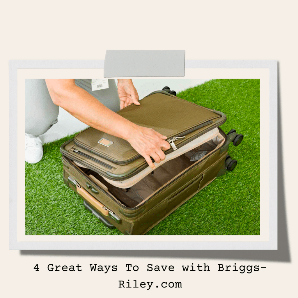 4 Great Ways To Save with Briggs-Riley.com